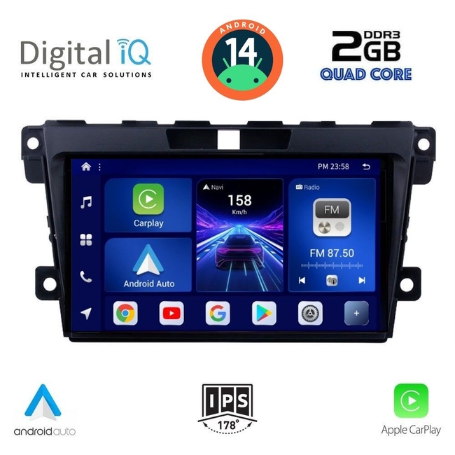 DIGITAL IQ BXC 3389_CPAA (9inc) MULTIMEDIA TABLET for MAZDA CX7 mod. 2006-2012