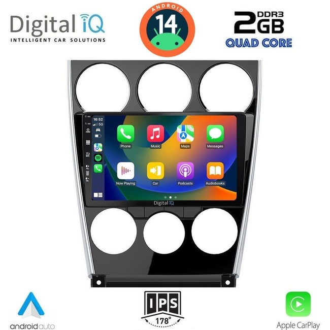 DIGITAL IQ BXC 3375_CPAA (9inc) MULTIMEDIA TABLET for MAZDA 6 (FACELIFT) mod. 2005-2008