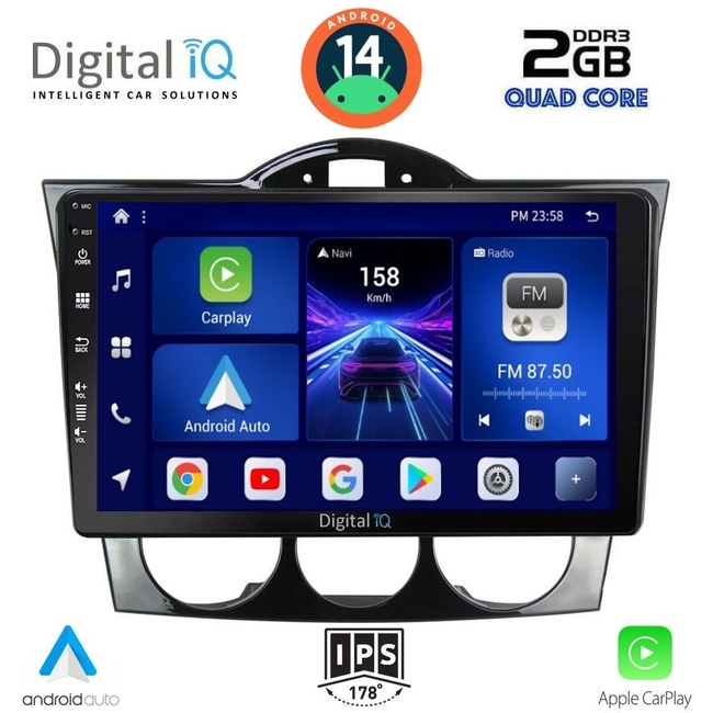 DIGITAL IQ BXC 3394_CPAA (9inc) MULTIMEDIA TABLET for MAZDA RX8 mod. 2001-2008
