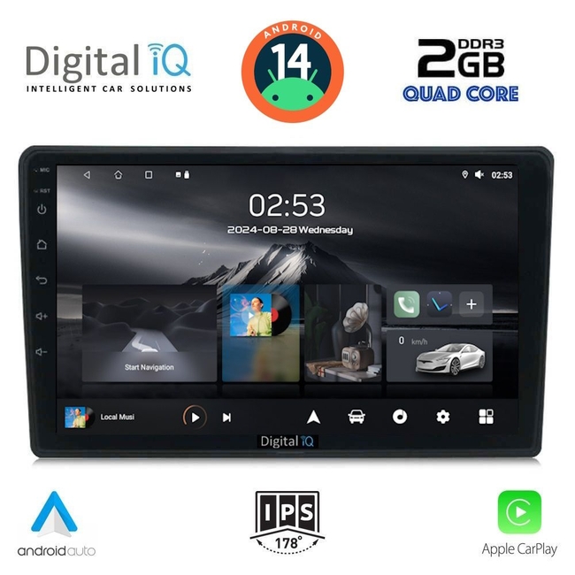 DIGITAL IQ RSB 1360_CPA (10inc) MULTIMEDIA TABLET for MAZDA 2 mod. 2002-2007