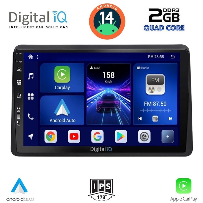 DIGITAL IQ BXC 3553_CPAA (10inc) MULTIMEDIA TABLET for NISSAN NV400 – OPEL MOVANO – RENAULT MASTER mod. 2020&gt;