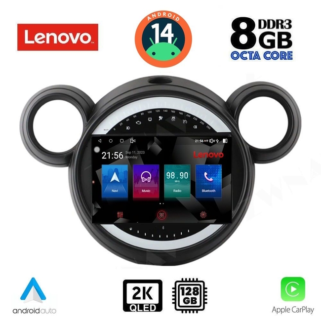 LENOVO SSW 10065_CPA (9inc) MULTIMEDIA TABLET for MINI COUNTRYMAN (R60) mod. 2010-2016 - PACEMAN (R61) mod. 2013-2016