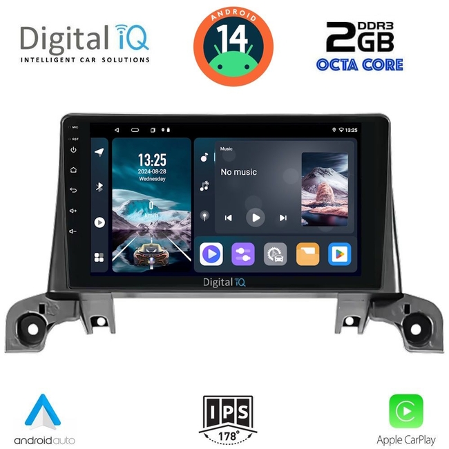DIGITAL IQ RTG 4519_CPA (9inc) MULTIMEDIA TABLET for PEUGEOT 3008 - 5008 mod. 2016&gt;
