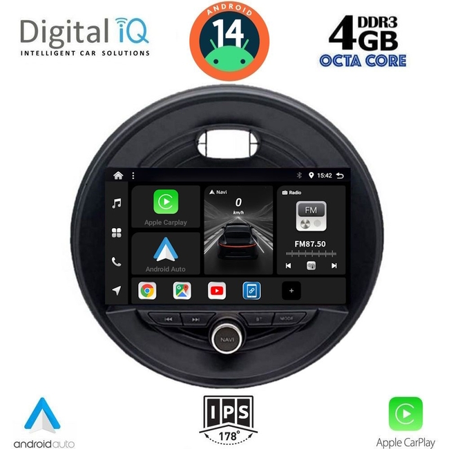 DIGITAL IQ BXF 6066_CPAA (9inc) MULTIMEDIA TABLET for MINI COOPER (F55-56-F57) mod. 2015&gt; CLUBMAN (F54) mod. 2015&gt; ROADSTER (F59) mod. 2014&gt; COUNTRYMAN (F60) mod. 2016&gt;