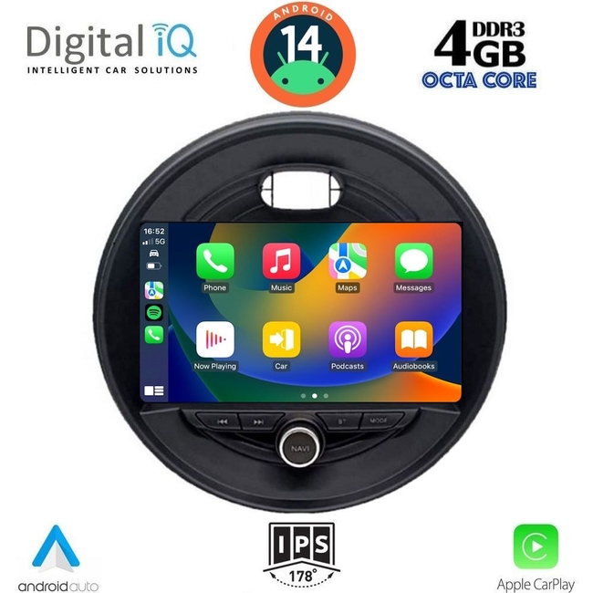 DIGITAL IQ BXF 6066_CPAA (9inc) MULTIMEDIA TABLET for MINI COOPER (F55-56-F57) mod. 2015> CLUBMAN (F54) mod. 2015> ROADSTER (F59) mod. 2014> COUNTRYMAN (F60) mod. 2016>