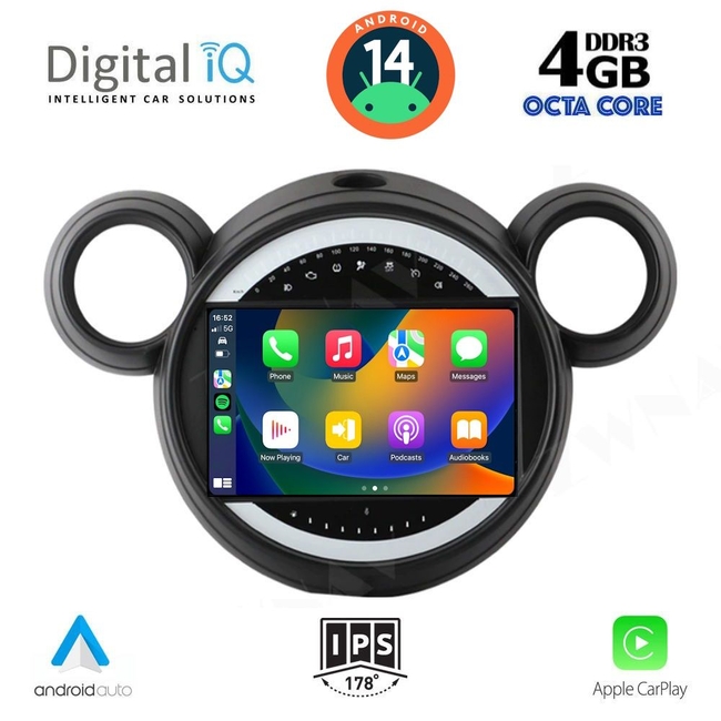 DIGITAL IQ BXF 6065_CPAA (9inc) MULTIMEDIA TABLET for MINI COUNTRYMAN (R60) mod. 2010-2016 - PACEMAN (R61) mod. 2013-2016