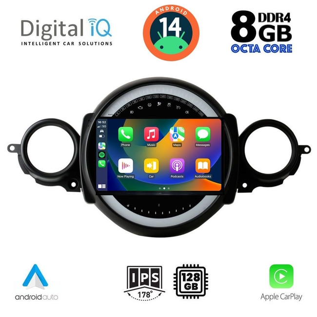 DIGITAL IQ BXF 7064_CPAA (9inc) MULTIMEDIA TABLET for MINI COOPER (R56-R57) mod. 2006-2014 - CLUBMAN (R55) mod. 2007-2014