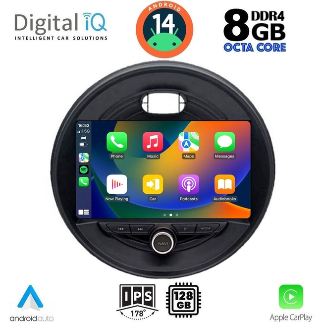 DIGITAL IQ BXF 7066_CPAA (9inc) MULTIMEDIA TABLET for MINI COOPER (F55-56-F57) mod. 2015> CLUBMAN (F54) mod. 2015> ROADSTER (F59) mod. 2014> COUNTRYMAN (F60) mod. 2016>
