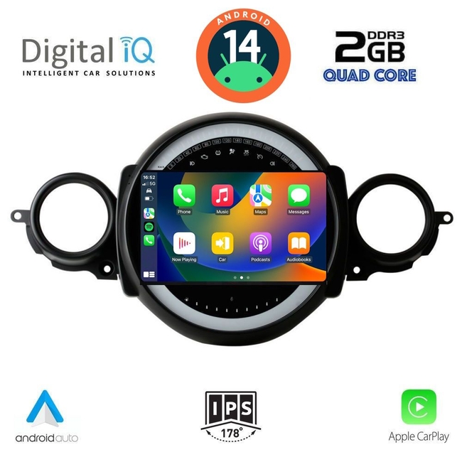 DIGITAL IQ BXC 3064_CPAA (9inc) MULTIMEDIA TABLET for MINI COOPER (R56-R57) mod. 2006-2014 - CLUBMAN (R55) mod. 2007-2014