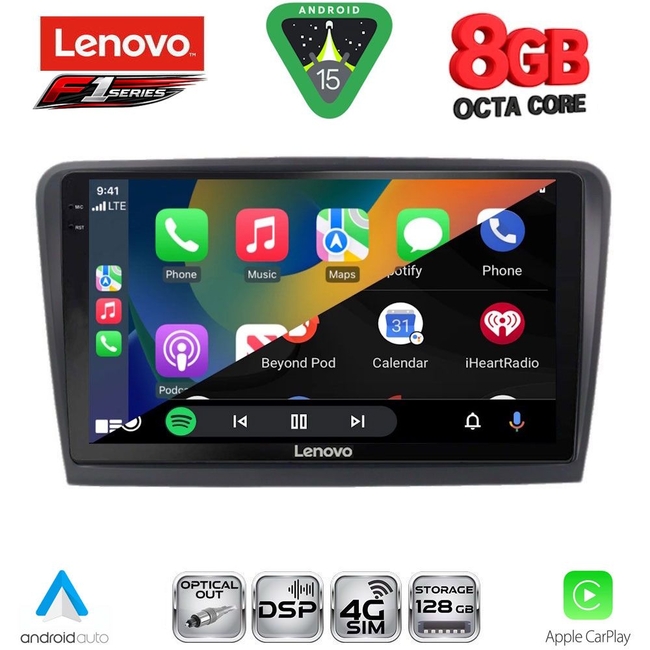 LENOVO SSR 10601_CPA (9inc) MULTIMEDIA TABLET for SKODA RAPID  mod. 2012-2023