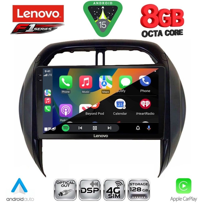 LENOVO SSR 10730_CPA CLIMA (9inc) MULTIMEDIA TABLET for TOYOTA RAV 4 mod. 2000-2006