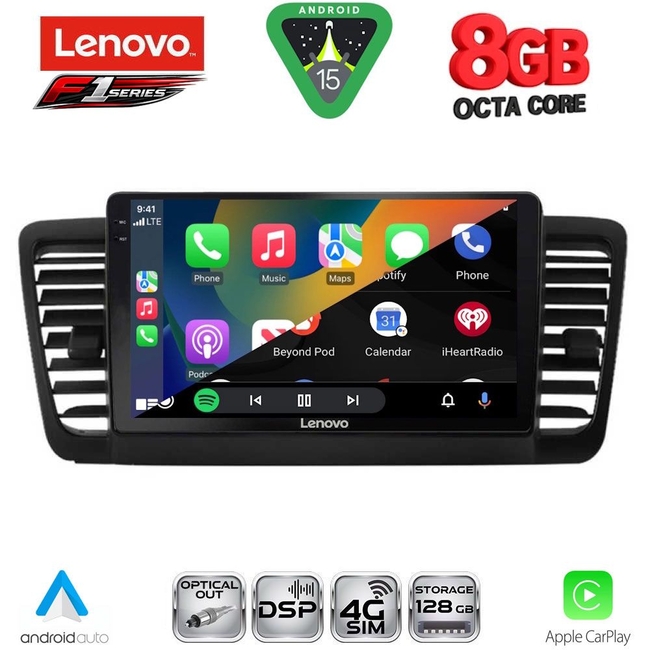 LENOVO SSR 10665_CPA (9inc) MULTIMEDIA TABLET for SUBARU LEGACY - OUTBACK mod. 2002-2008