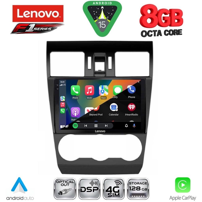 LENOVO SSR 10663_CPA (9inc) MULTIMEDIA TABLET for SUBARU FORESTER - IMPREZA - XV mod. 2013-2019