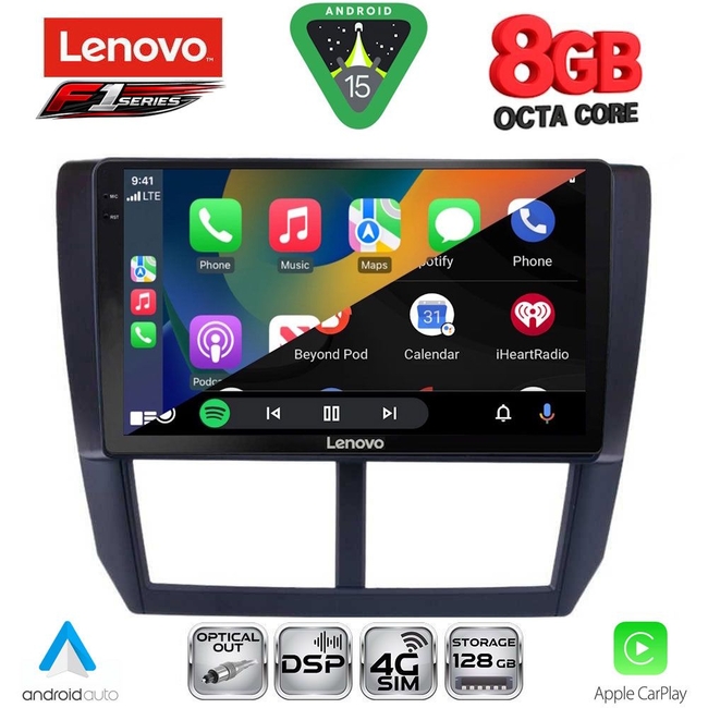 LENOVO SSR 10662_CPA (9inc) MULTIMEDIA TABLET for SUBARU FORESTER - IMPREZA - XV mod. 2008-2013