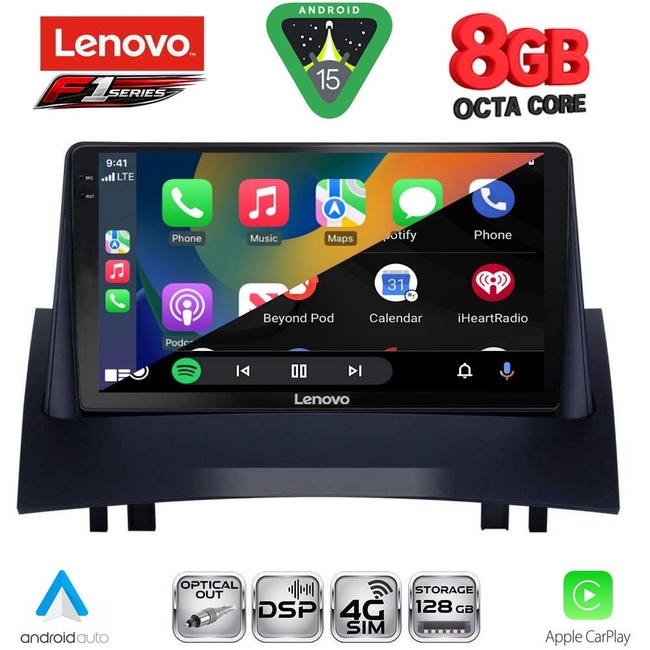 LENOVO SSR 10555_CPA (9inc) MULTIMEDIA TABLET for RENAULT MEGANE 2 mod. 2002-2008