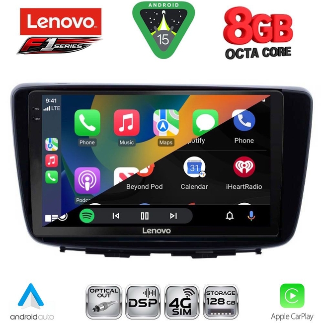 LENOVO SSR 10672_CPA (9inc) MULTIMEDIA TABLET for SUZUKI BALENO mod. 2016-2022