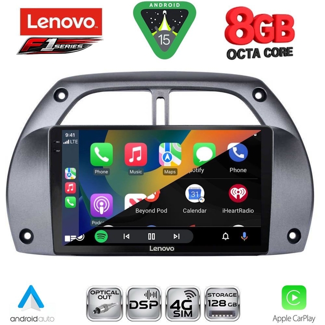 LENOVO SSR 10730_CPA A/C (9inc) MULTIMEDIA TABLET for TOYOTA RAV 4 mod. 2000-2006
