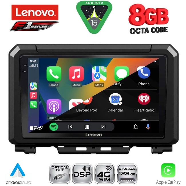 LENOVO SSR 10679_CPA (9inc) MULTIMEDIA TABLET for SUZUKI JIMNY mod. 2017-2026
