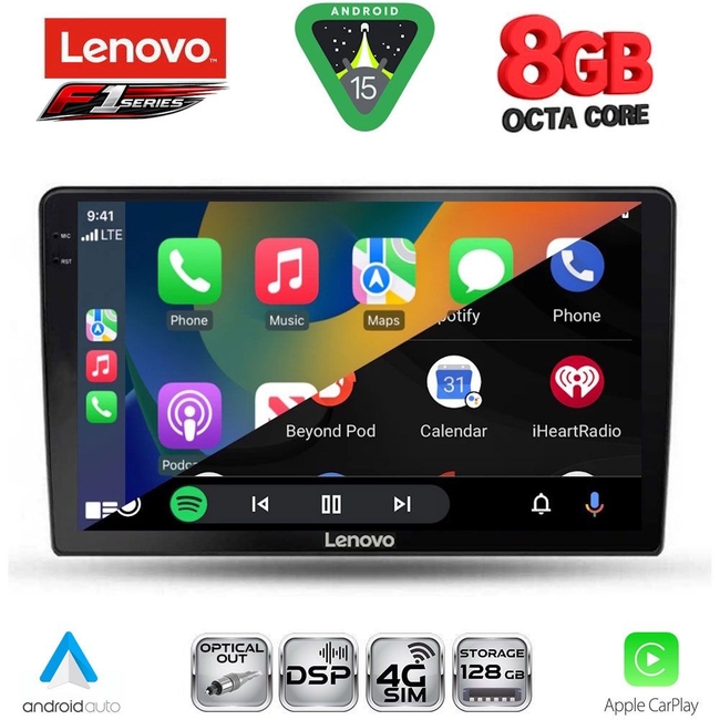 LENOVO SSR 10702_CPA (9inc) MULTIMEDIA TABLET for TOYOTA AURIS mod. 2007-2012