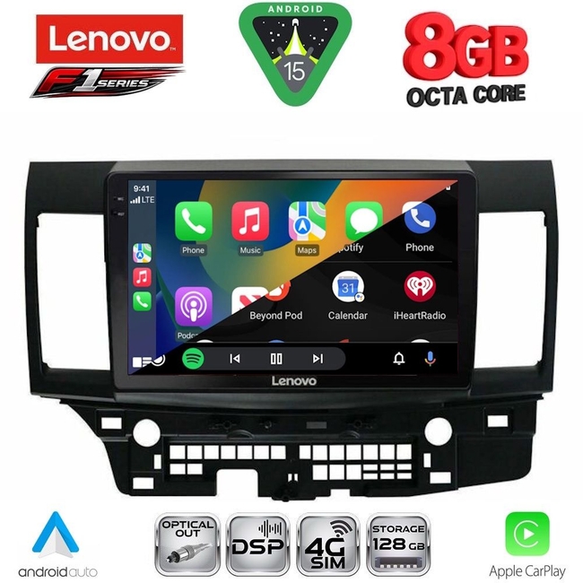 LENOVO SSR 10434_CPA (10inc) MULTIMEDIA TABLET for MITSUBISHI LANCER mod. 2008-2017