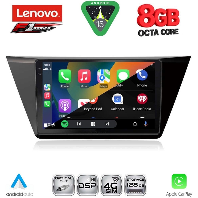 LENOVO SSR 10769_CPA (10inc) MULTIMEDIA TABLET for VW TOURAN mod. 2016-2026