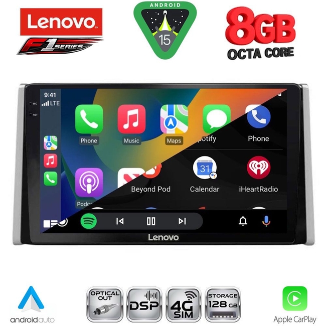 LENOVO SSR 10734_CPA (10inc) MULTIMEDIA TABLET for TOYOTA RAV 4 mod. 2019-2025