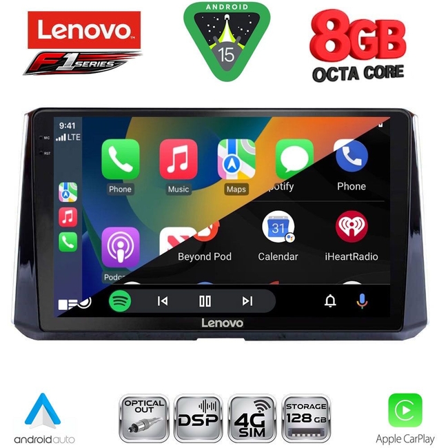 LENOVO SSR 10716_CPA (10inc) MULTIMEDIA TABLET for TOYOTA COROLLA mod. 2019-2026