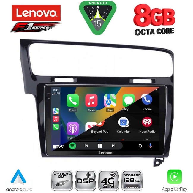 LENOVO SSR 10747BL_CPA (10inc) MULTIMEDIA TABLET for VW GOLF 7 mod. 2013-2020