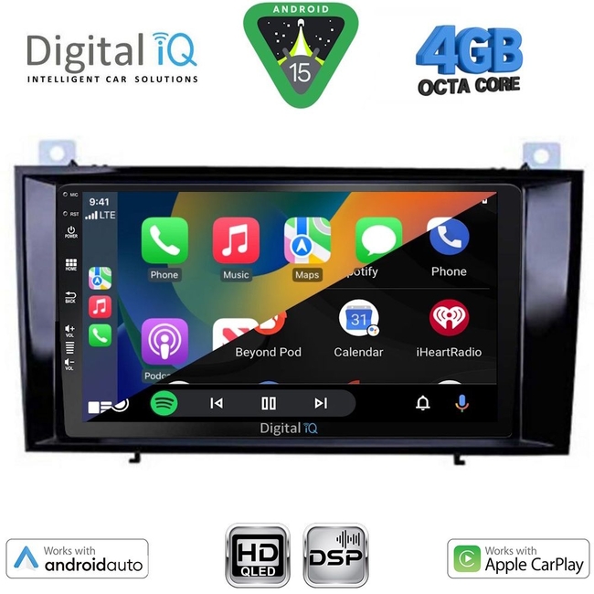 DIGITAL IQ BXF 6428_CPAA (8inc) MULTIMEDIA TABLET for MERCEDES SLK R171 mod. 2004-2010