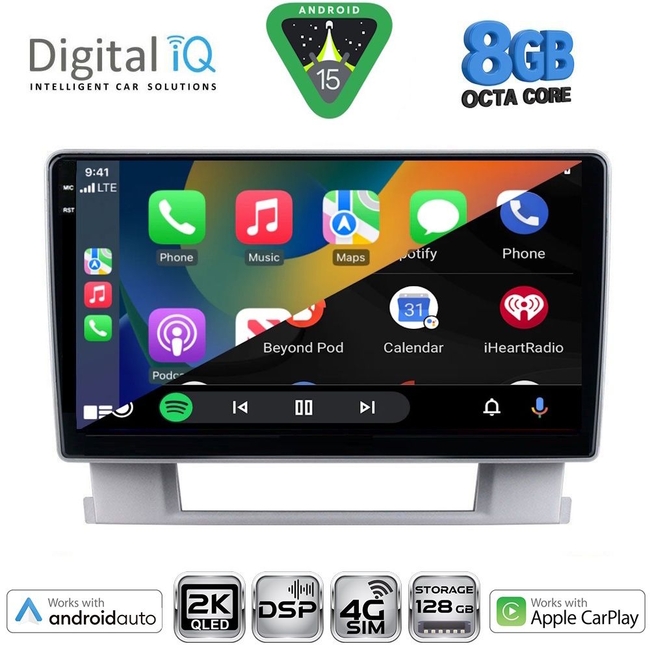 DIGITAL IQ BXF 11482_CPAA (9inc) MULTIMEDIA TABLET for OPEL ASTRA J mod.2010-2016