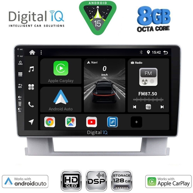 DIGITAL IQ BXF 7482_CPAA (9inc) MULTIMEDIA TABLET for OPEL ASTRA J mod.2010-2016