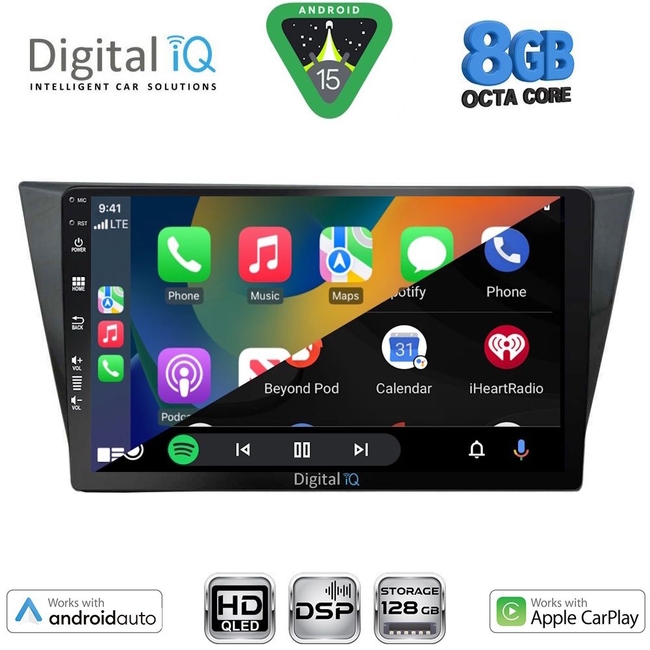 DIGITAL IQ BXF 7761_CPAA (10inc) MULTIMEDIA TABLET for VW TIGUAN mod. 2016-2024