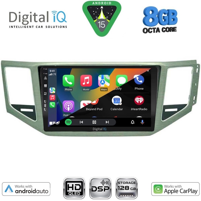 DIGITAL IQ BXF 7745_CPAA (SL) (10inc) MULTIMEDIA TABLET for VW GOLF SPORTSVAN mod. 2014-2021