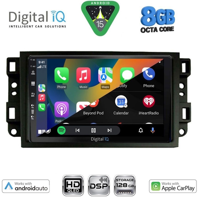 DIGITAL IQ BXF 7070_CPAA (10inc) MULTIMEDIA TABLET for CHEVROLET ALL mod. 2004-2011