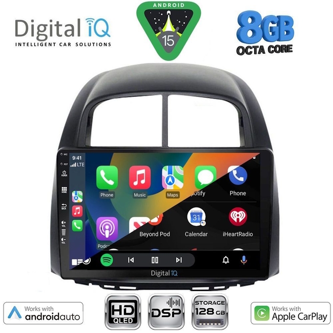 DIGITAL IQ BXF 7124_CPAA (10inc) MULTIMEDIA TABLET for DAIHATSU SIRION mod. 2006-2012