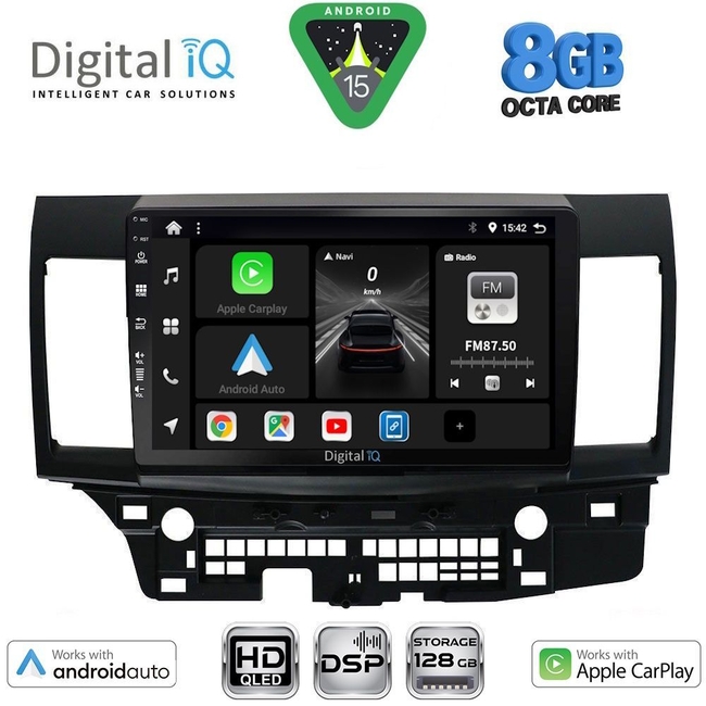 DIGITAL IQ BXF 7434_CPAA (10inc) MULTIMEDIA TABLET for MITSUBISHI LANCER mod. 2008-2017