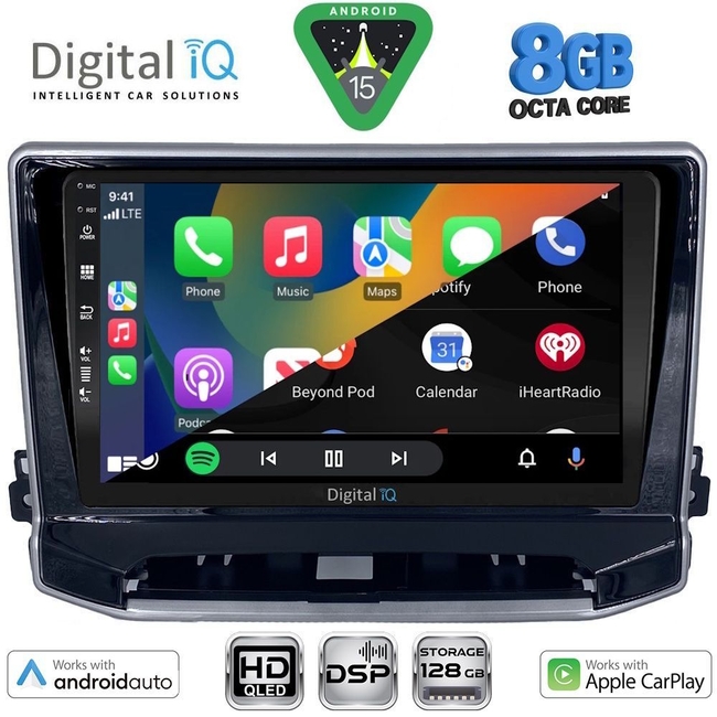 DIGITAL IQ BXF 7279_CPAA (10inc) MULTIMEDIA TABLET for JEEP COMPASS mod. 2022-2026
