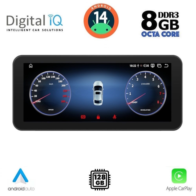 DIGITAL IQ TPK 16988_CPA (10.25'') MULTIMEDIA SYSTEM for MERCEDES CLS (C218) mod. 2010-2017 (NTG 4.5)