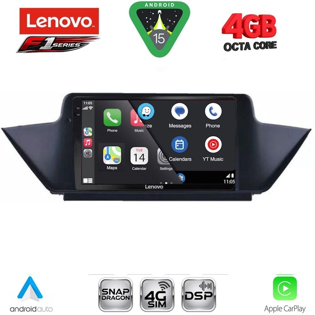 LENOVO SSQ 9056_CPA (10inc) MULTIMEDIA TABLET for BMW X1 mod. 2009-2015