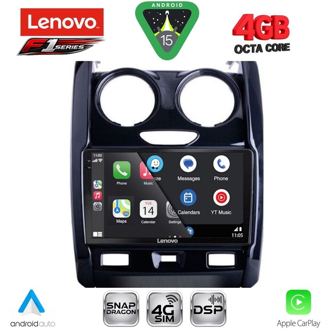 LENOVO SSQ 9103_CPA (9inc) MULTIMEDIA TABLET for DACIA DUSTER mod. 2012-2019