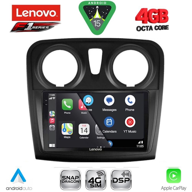 LENOVO SSQ 9108_CPA (9inc) MULTIMEDIA TABLET for DACIA LOGAN – SANDERO mod. 2012-2019