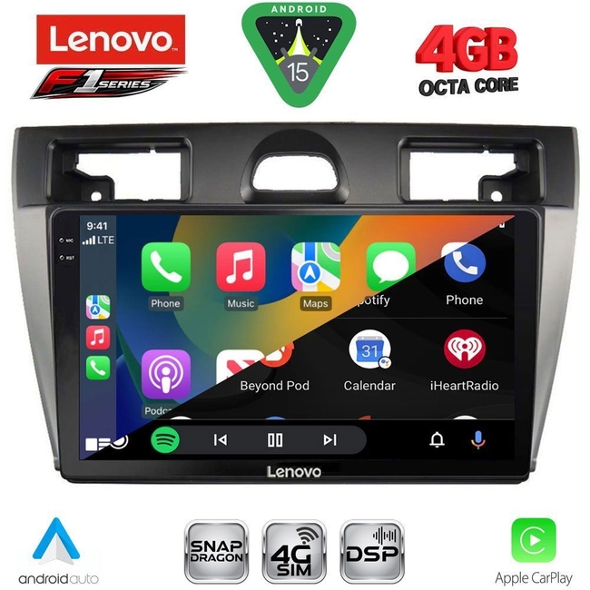 LENOVO SSQ 9153SL_CPA (9inc) MULTIMEDIA TABLET for FORD FIESTA mod. 2005-2008 (SILVER)
