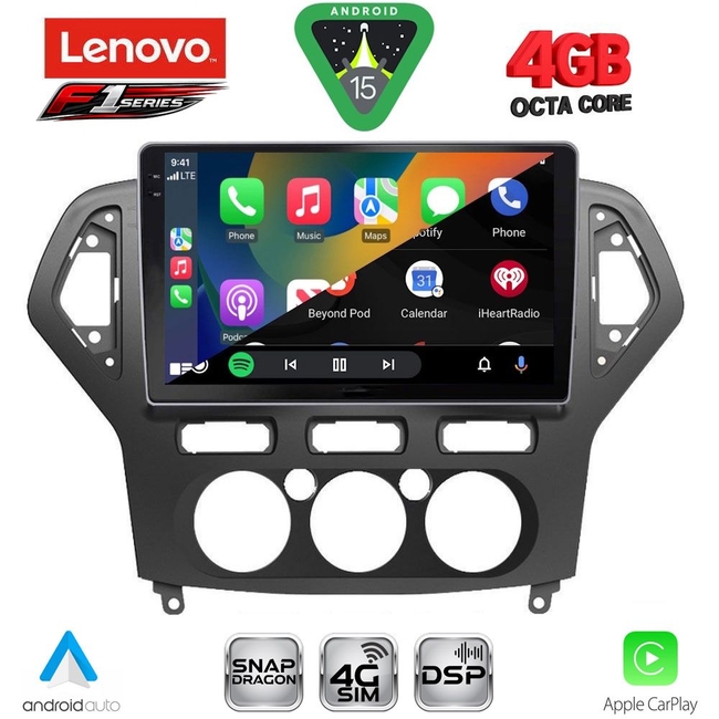 LENOVO SSQ 9162_CPA A/C (10inc) MULTIMEDIA TABLET for FORD MONDEO mod. 2007-2011