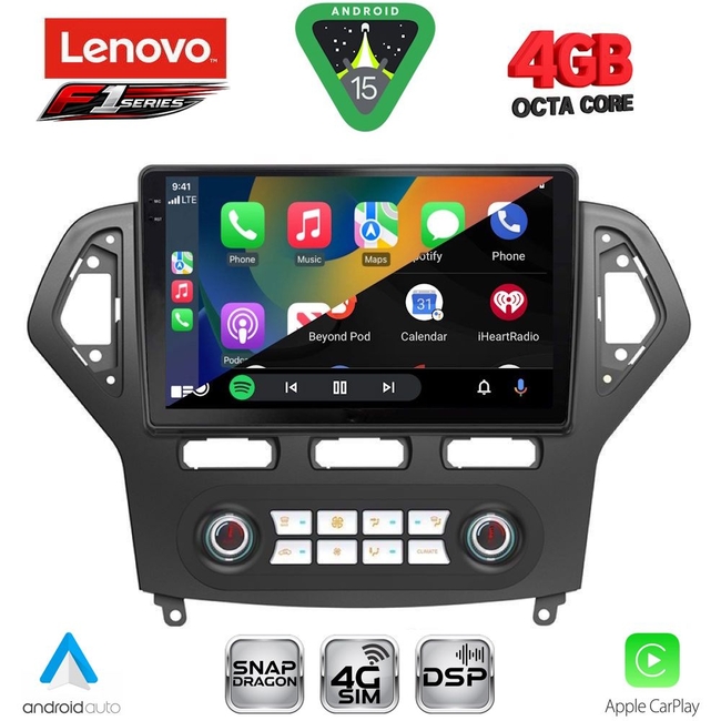 LENOVO SSQ 9162_CPA CLIMA (10inc) MULTIMEDIA TABLET for FORD MONDEO mod. 2007-2011