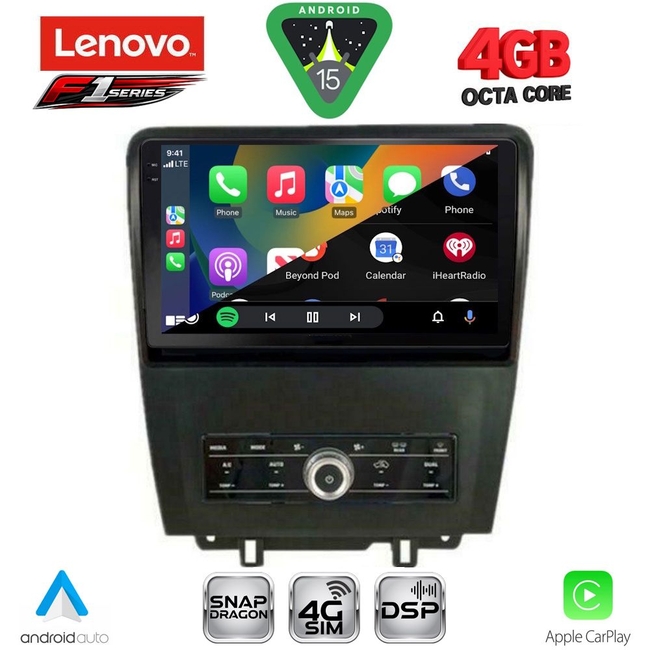 LENOVO SSQ 9165_CPA (9inc) MULTIMEDIA TABLET for FORD MUSTANG mod. 2010-2015