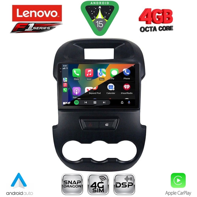 LENOVO SSQ 9171_CPA (9inc) MULTIMEDIA TABLET for FORD RANGER mod. 2011-2015