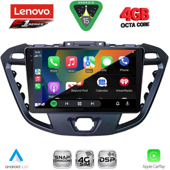 LENOVO SSQ 9177_CPA (9inc) MULTIMEDIA TABLET for FORD TRANSIT CUSTOM | TOURNEO CUSTOM mod. 2013-2019