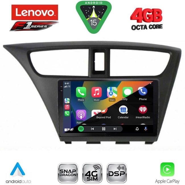 LENOVO SSQ 9190_CPA (9inc) MULTIMEDIA TABLET for HONDA CIVIC  mod. 2012-2016