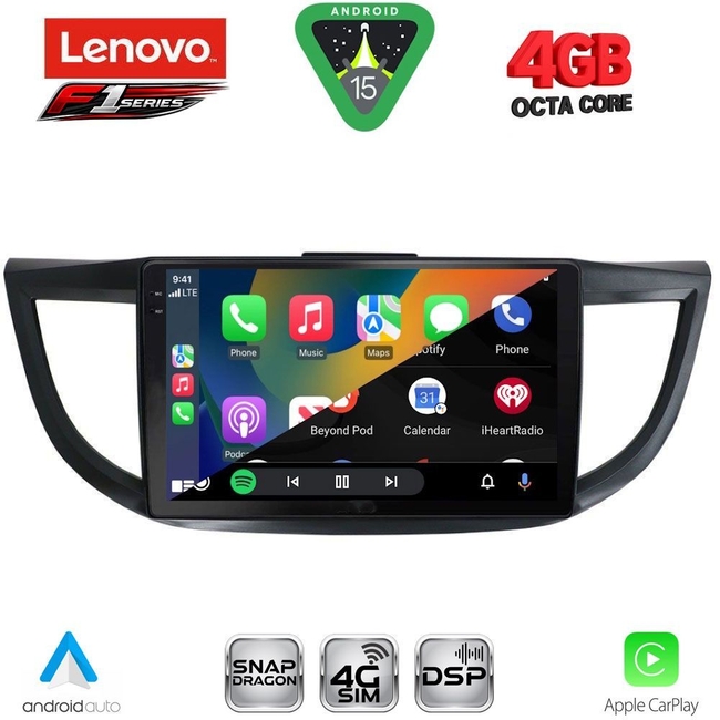 LENOVO SSQ 9198_CPA (10inc) MULTIMEDIA TABLET for HONDA CRV mod. 2013-2017