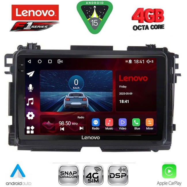 LENOVO SSQ 9201_CPA (9inc) MULTIMEDIA TABLET for HONDA HRV mod. 2015-2021
